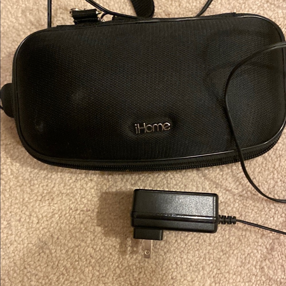 iHome Black Portable Speaker Case with Charger